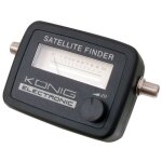 Pointeur satellite - konig - satfinder - 950 - 2050 mhz - indicateur acoustique - alimentation lnb ext�rieure ...