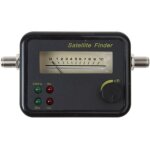 Pointeur satellite - parabole - satfinder - noir - d�tecteur de signal - aiguille