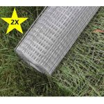 Le poisson qui jardine - lot de 2 : 5 mètres de grillage à poules 25 mm hauteur 50 cm pour clapier, poulailler ... Le poisson qui jardine - lot de 2 : 5 mètres de grillage à poules 25 mm hauteur 50 cm pour clapier, poulailler ...