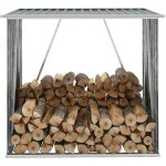 Le poisson qui jardine - abri stockage bches extrieur gris 163x83x154 . idal rangement bois de chauffage ...