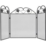 Le poisson qui jardine - barrire de protection pour poles  bois et chemines. look ancien - noir