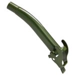 Bec verseur vert en mtal robuste pour jerricans mtalliques standard 5, 10 et 20 litres