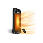 Le poisson qui jardine - radiateur soufflant noir colonne télécommande 2000w 4 modes 15 - 40°c Le poisson qui jardine - radiateur soufflant noir colonne télécommande 2000w 4 modes 15 - 40°c
