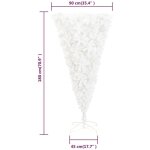Le poisson qui jardine - sapin de nol artificiel blanc invers 180 cm : une dcoration originale pour ...