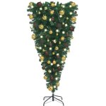 Le poisson qui jardine - sapin de nol artificiel dcor et invers 120 cm : boules et guirlandes incluses ...