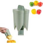 Poivreuse � semer - coupe - poivrons et semeur 2 en 1 - simplifiez la pr�paration en cuisine et rendez ...