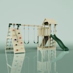 Polarplay tour de jeux roskilde vert 451 x 357 cm balan�oire pour enfants