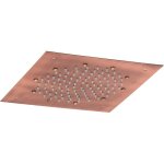 Pollini acqua design - pommeau de douche de plafond 30 x 30 cm couleur cuivre bross� marte sd4960303ra ...