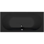Polysan - baignoires - baignoire 170x80 cm, noir mat 71745. 21