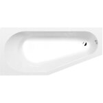 Polysan - baignoires - baignoire asym�trique tigra l, 170x80x46 cm, blanc 90111