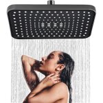 Pomme de douche carrée 12 pouces, grand pommeau de douche fixes economie et haute pression, douche pluie ... Pomme de douche carrée 12 pouces, grand pommeau de douche fixes economie et haute pression, douche pluie ...