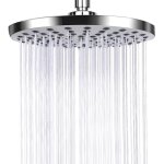 Pomme de douche à effet pluie anti calcaire, tête de douche en acier inoxydable, fixes economie d'eau ... Pomme de douche à effet pluie anti calcaire, tête de douche en acier inoxydable, fixes economie d'eau ...