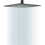 Pomme de douche noir, tete de douche pluie 30 cm pomme de douche carré en acier inoxydable 304 pomme ... Pomme de douche noir, tete de douche pluie 30 cm pomme de douche carré en acier inoxydable 304 pomme ...