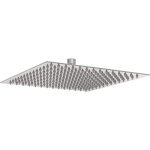 Pomme de douche pluie acier inoxydable 304 25x25 cm carr�e cfw608697