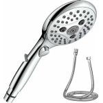 Jamais utilis�]pommeau de douche avec arr�t d'eau, douchette � main 6 types de jets, pommeau de douche ...