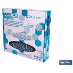 Pommeau de douche carr� orientable extra - fin anticalcaire �24, 5cm en inox finition m�tallis�e