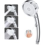 Pommeau de douche douchette pommeau de douche haute pression 3 modes douche salle de bain abs acier inoxy ... Pommeau de douche douchette pommeau de douche haute pression 3 modes douche salle de bain abs acier inoxy ...