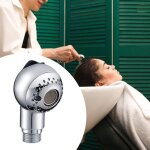 Pommeau de douche avec douchette � main, pommeau de rechange pour lavabo � cheveux, pommeau de douche ...