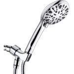 Pommeau de douche, douchette douche salle de bain avec 9 modes haute pression economie d'eau - (plaqu� ...
