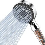 Pommeau de douche avec filtre �conomiseur d'eau, pommeau de douche anticalcaire haute pression, pommeau ...