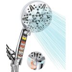 Pommeau de douche filtr�, pomme de douche haute pression 10 modes avec filtres � 15 �tapes, pomme de ...