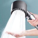 Pommeau de douche haute pression, douchette douche salle de bain 4 modes r�glable, anti calcaire douchette ...