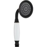 Pommeau de douche haute pression douchette spa massage en laiton pour mitigeur baignoire retro, noir ...