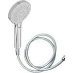 Pommeau de douche jacob delafon metro 3 jets chrom� + flexible