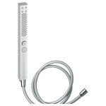 Jacob delafon - pommeau de douche shift + carr 2 jets chrom + flexible