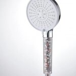 Pommeau de duche, pommeau de douche economie deau, pommeau de douche anti calcaire grand (130mm de diam�tre), ...