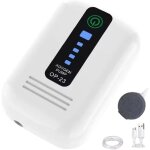 Pompe air pour aquarium, pompe air usb compacte puissante et silencieuse pour bassin hydroponique, ext�rieur ...