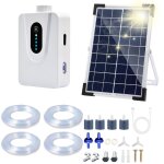 Pompes à air solaires, aérateur de bassin solaire de 6 w avec batterie de 6000 mah, chargement usb et ... Pompes à air solaires, aérateur de bassin solaire de 6 w avec batterie de 6000 mah, chargement usb et ...