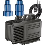 Pompe aquarium 3800l / h (max) 60w pompe a eau, amphibie pompe bassin avec 2 buses, pompe � eau pour ...