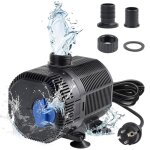Pompe bassin pompe de filtration 3000l / h pompe � eau exterieur pomp fontain avec filtre 55w pomp aquarium ...