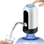 Pompe � bouteille d'eau, pompe � eau potable automatique de chargement usb de 5 gallons, pichets universels ...
