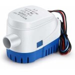 Pompes de cale, pompe de cale automatique 12v 1100gph pompe � eau liquide silencieuse automatique pour ...