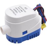 Pompe de cale automatique 12v automatique submersible 1100gph pompe � eau submersible pour bateaux marins ...