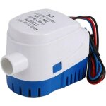 Pompe de cale pour bateau 12 v 1 100 pompe de cale submersible automatique pour camping car marin avec ...