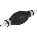 Pompe  carburant manuelle noire 12mm - pour transfert de gasoil / essence - compatible circuits de remplissag ...