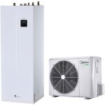 Pompe a chaleur bibloc monophasé air eau réversible midea avec ballon ecs intégré 240l Pompe a chaleur bibloc monophasé air eau réversible midea avec ballon ecs intégré 240l