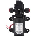 Pompe  diaphragme 12v 60w (5l / min - 8 bars) - haute pression pour nettoyage voiture / camping - car ...