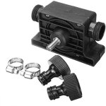 Pompe � eau auto - amor�ante mini pompe �lectrique avec 2 colliers de serrage et connecteurs pour aquarium ...