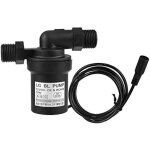 Pompe � eau haute temp�rature solaire dc 12v 10w chauffe - eau pompe de circulation chaude sans balai ...