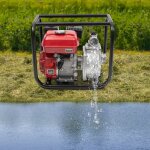 Pompe � eau semi - d�chets portable � essence 7, 5 hp 2 pouces pompe � eau � essence 212 cm�