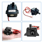 Pompe à eau silencieuse etanche 12v - submersible de fontaine aquarium, 240l / h lift 300cm Pompe à eau silencieuse etanche 12v - submersible de fontaine aquarium, 240l / h lift 300cm