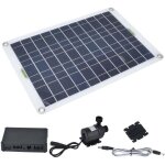 Pompe � eau solaire - kit de pompe � eau solaire - panneau de 50 w - 800 l / h 12 v - syst�me d'alimentation ...