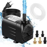 Pompe � eau submersible 25w, 2000 l / h pompe � eau ultra silencieuse pompe de bassin submersible pour ...