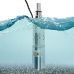 Pompes � eau submersibles solaires, 24v dc 200w pompe submersible de puits profond, pompe � pression ...