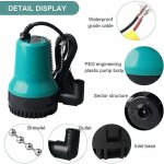 Pompe � eau pompe vide cave dc 24v 50w 4500l / h pompe immerg�e pour puit pompe vide piscine pompe submersible ...