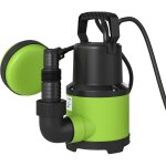 Outsunny - pompe d'vacuation eau charge 9000l / h 400w profondeur d'immersion 7m vert noir